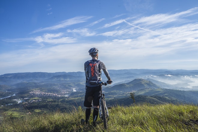 mountain biking