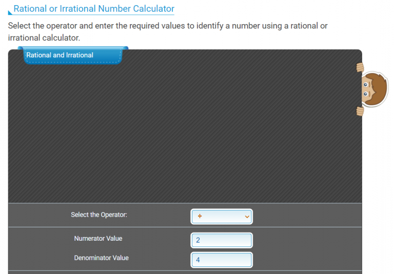 rational and irrational number calculator