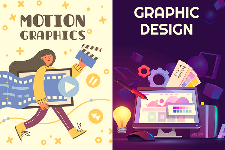 motion graphics vs graphic design