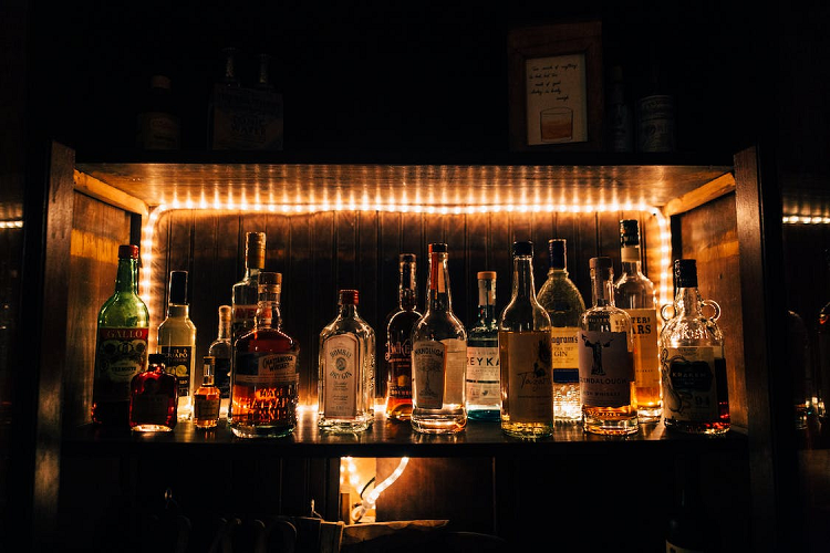 whisky, scotch and bourbon