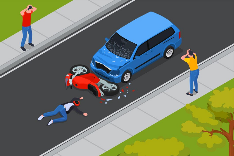 compensation after a motorcycle crash