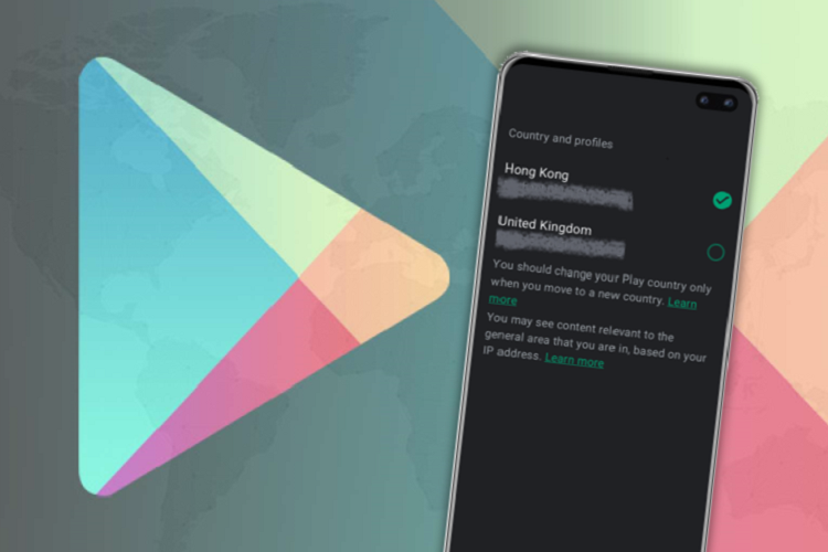 Change Country in Google Play