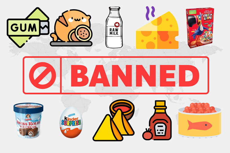 Foods That Are Banned Around the World